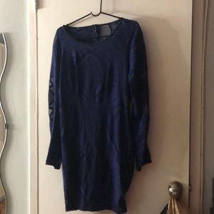 Navy blue lace like dress